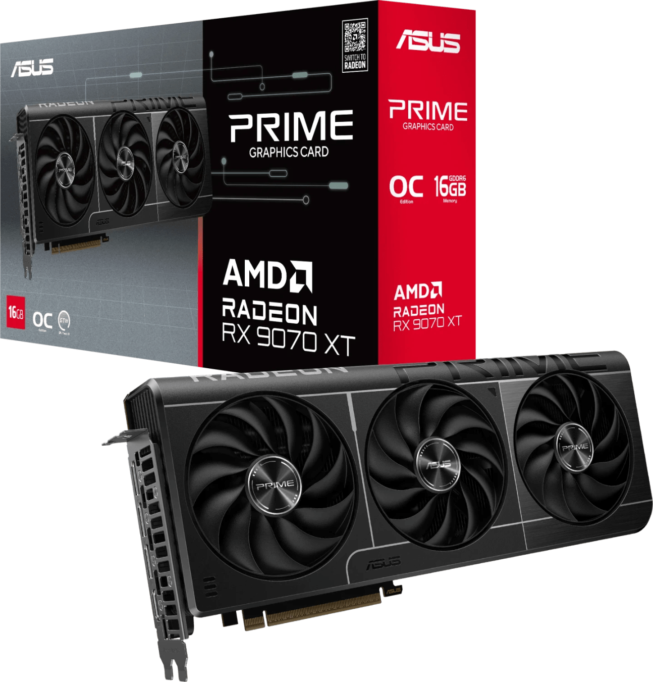 ASUS PRIME RX 9070 XT Tarjeta gráfica