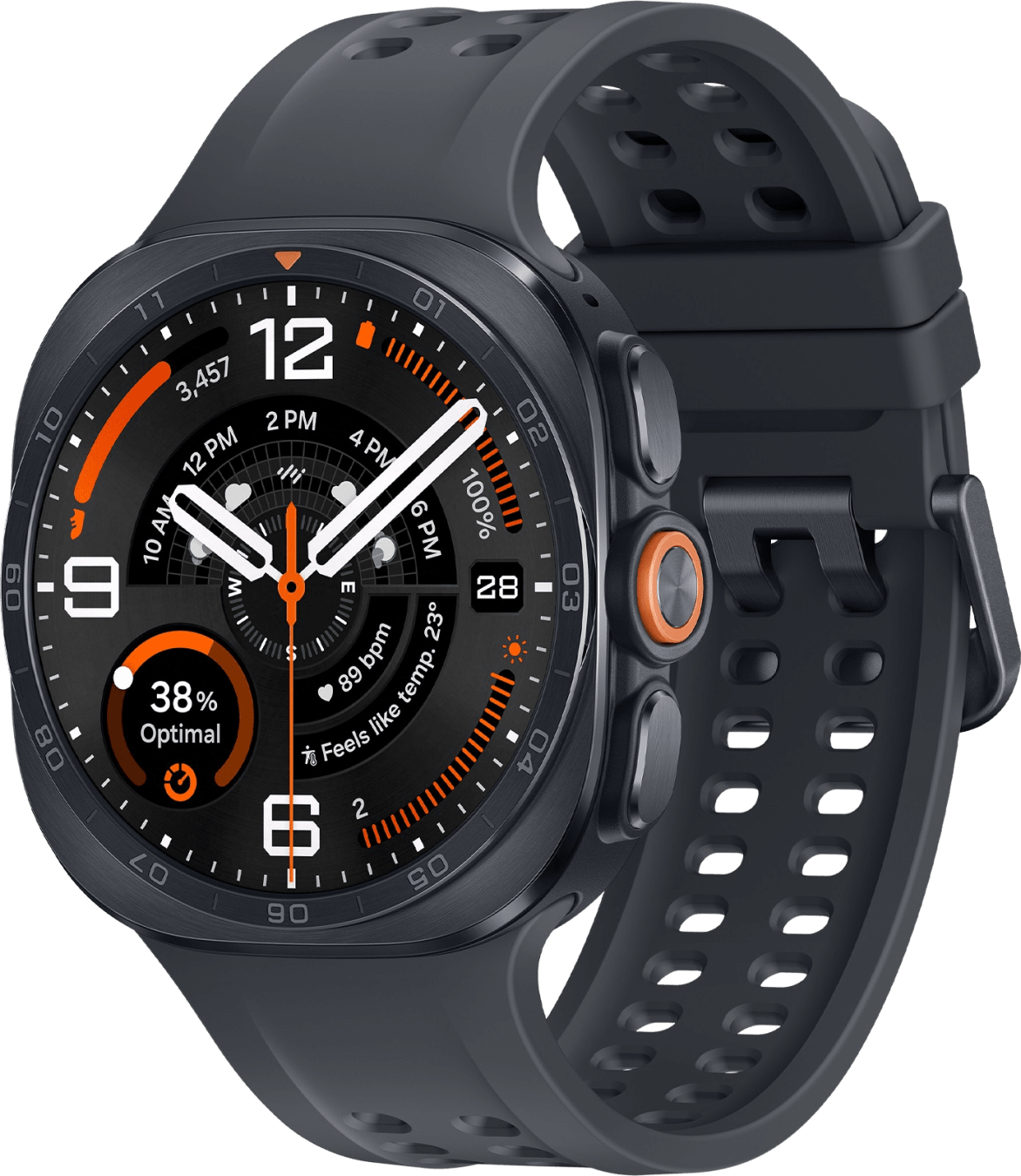 Samsung Galaxy Watch Ultra 2 LTE Smartwatch, Titangehäuse, 47 mm