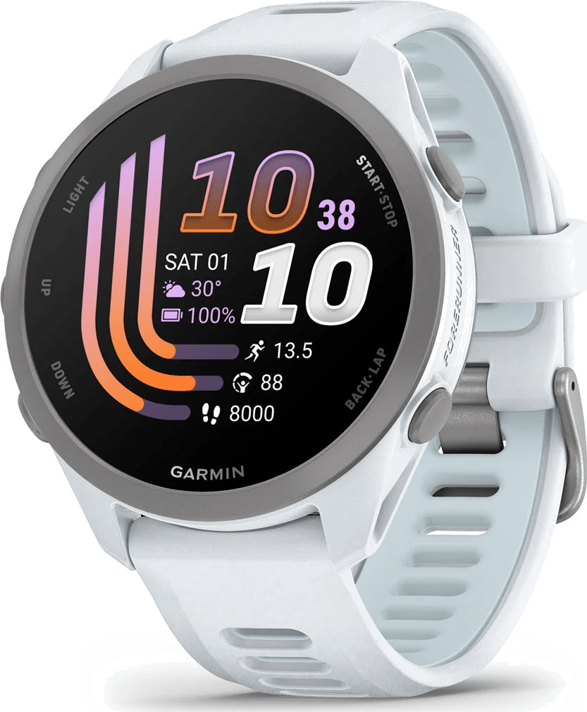 Reloj inteligente Garmin Forerunner 170, caja de polímero reforzado con fibra, 42,6 mm
