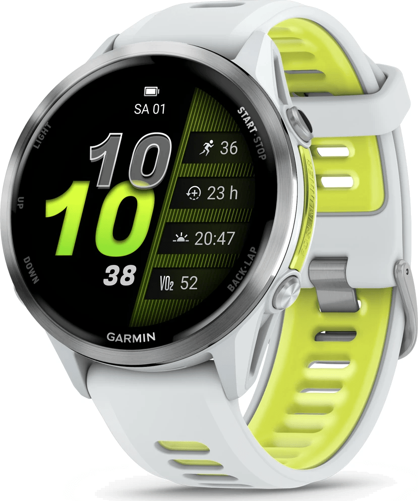 Reloj inteligente Garmin Forerunner 970, caja de polímero reforzado con fibra, 47 mm
