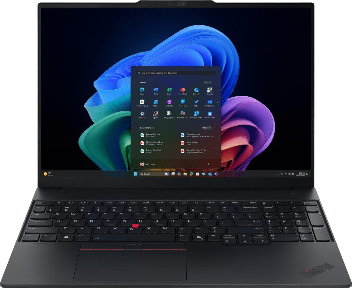 Lenovo ThinkPad E16 G4 Laptop - Intel® Core™ Ultra 7-3550 - 16 GB - 512 GB SSD - Intel Arc Graphics - Deutsch (QWERTZ)