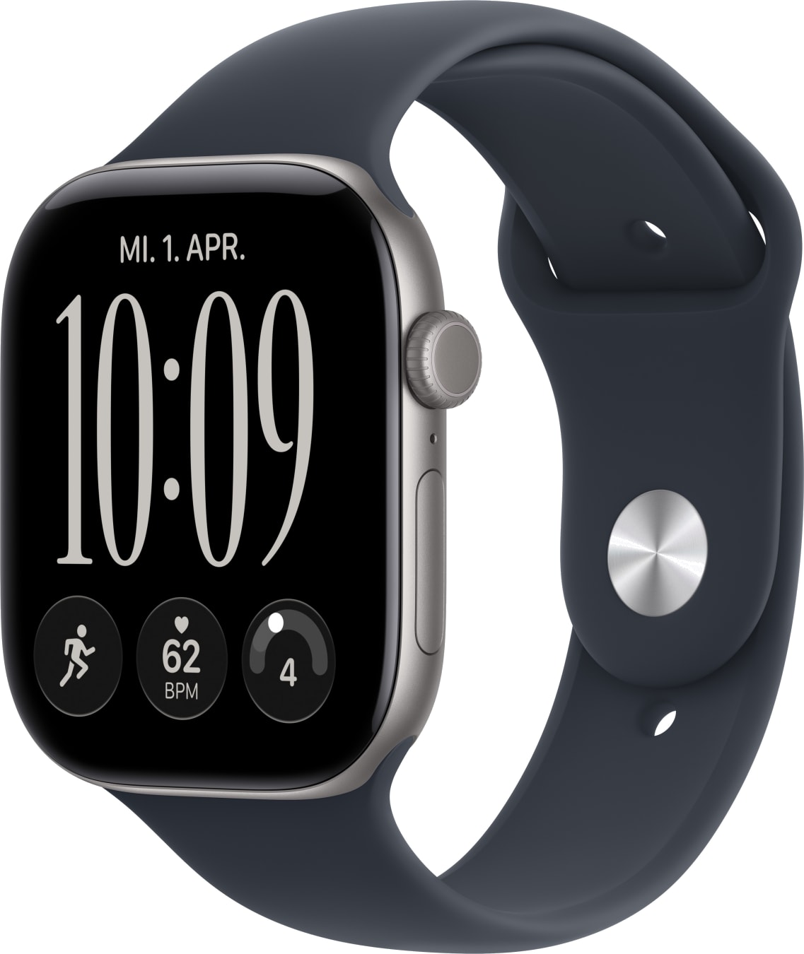 Apple Series 12 GPS + Cellular, caja de aluminio, correa deportiva M/L, 46 mm