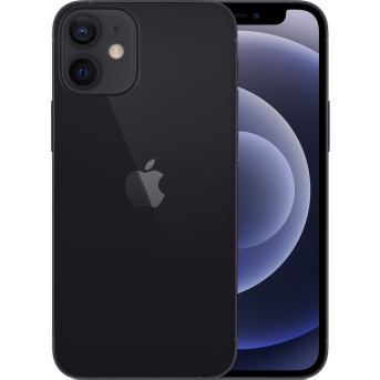 Apple iPhone 12 mini - 64GB - Dual SIM Black