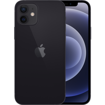 Apple iPhone 12 - 64GB - Dual SIM Black