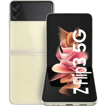 Samsung Galaxy Z Flip 3 Smartphone - 256GB - Dual Sim Cream
