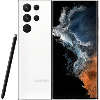 Samsung Galaxy S22 Ultra Smartphone - 128GB - Dual SIM White
