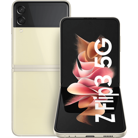 Samsung Galaxy Z Flip 3 Smartphone - 128GB - Dual Sim Cream