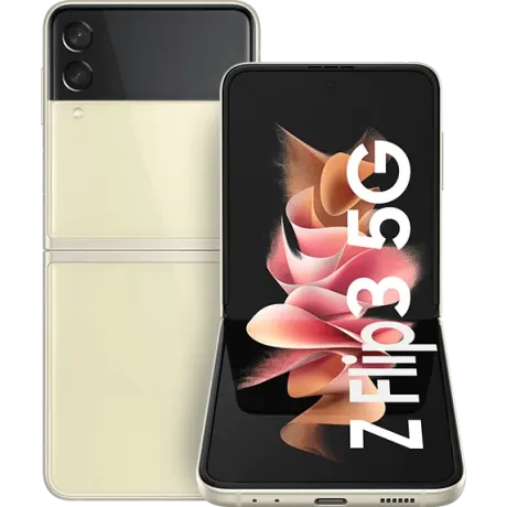 Samsung Galaxy Z Flip 3 Smartphone - 256GB - Dual Sim Cream