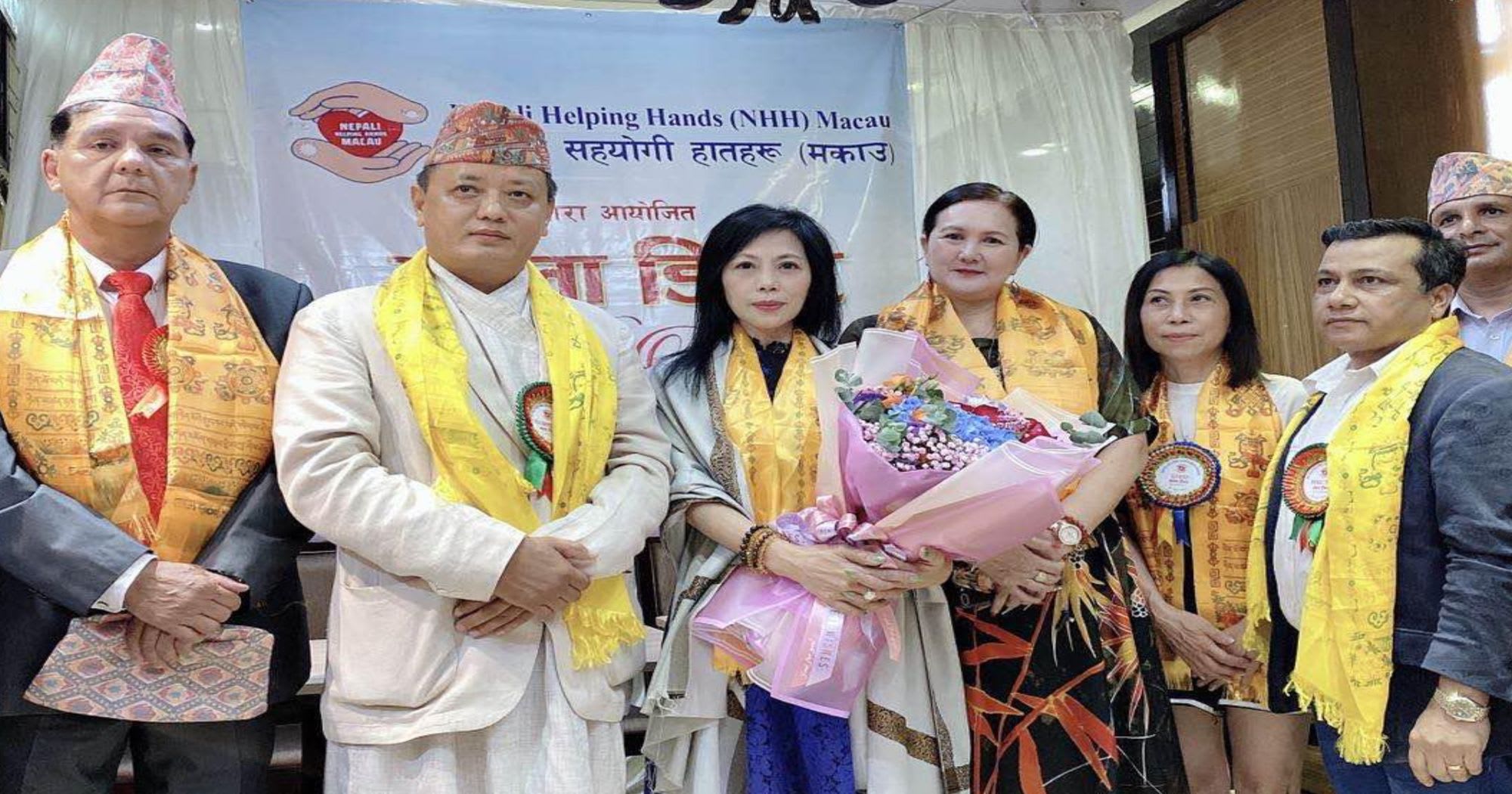 नेपाली सहयोगी हातहरु, मकाउले “गाला डिनर” संगै सदस्यहरुको जन्मोत्सव पनि मनायो