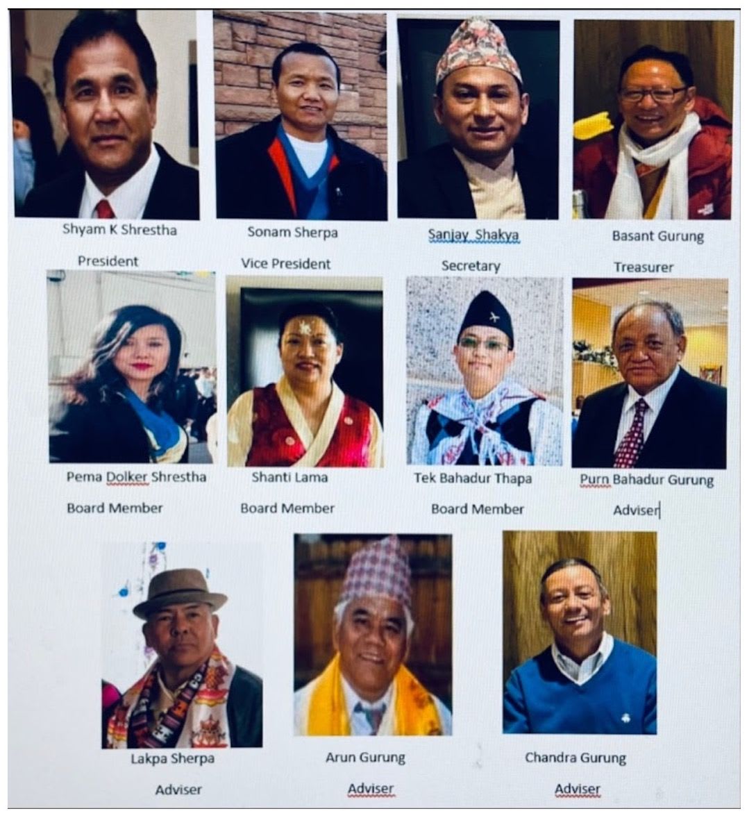 बौद्ध समाज कोलोराडोको अध्यक्षमा श्यामकुमार श्रेष्ठ चयन ।
