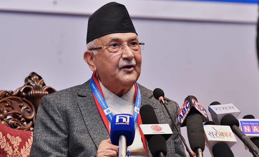 द्वन्द्व विश्व शान्तिका लागि समस्या : अध्यक्ष ओली