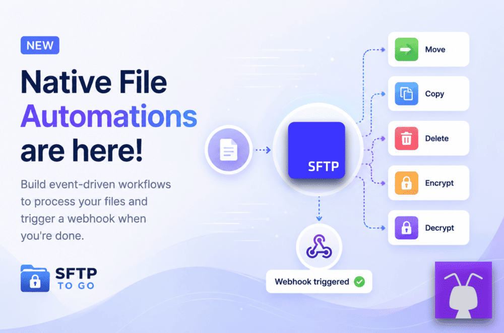 New Feature For SFTP To Go: Native File Automations