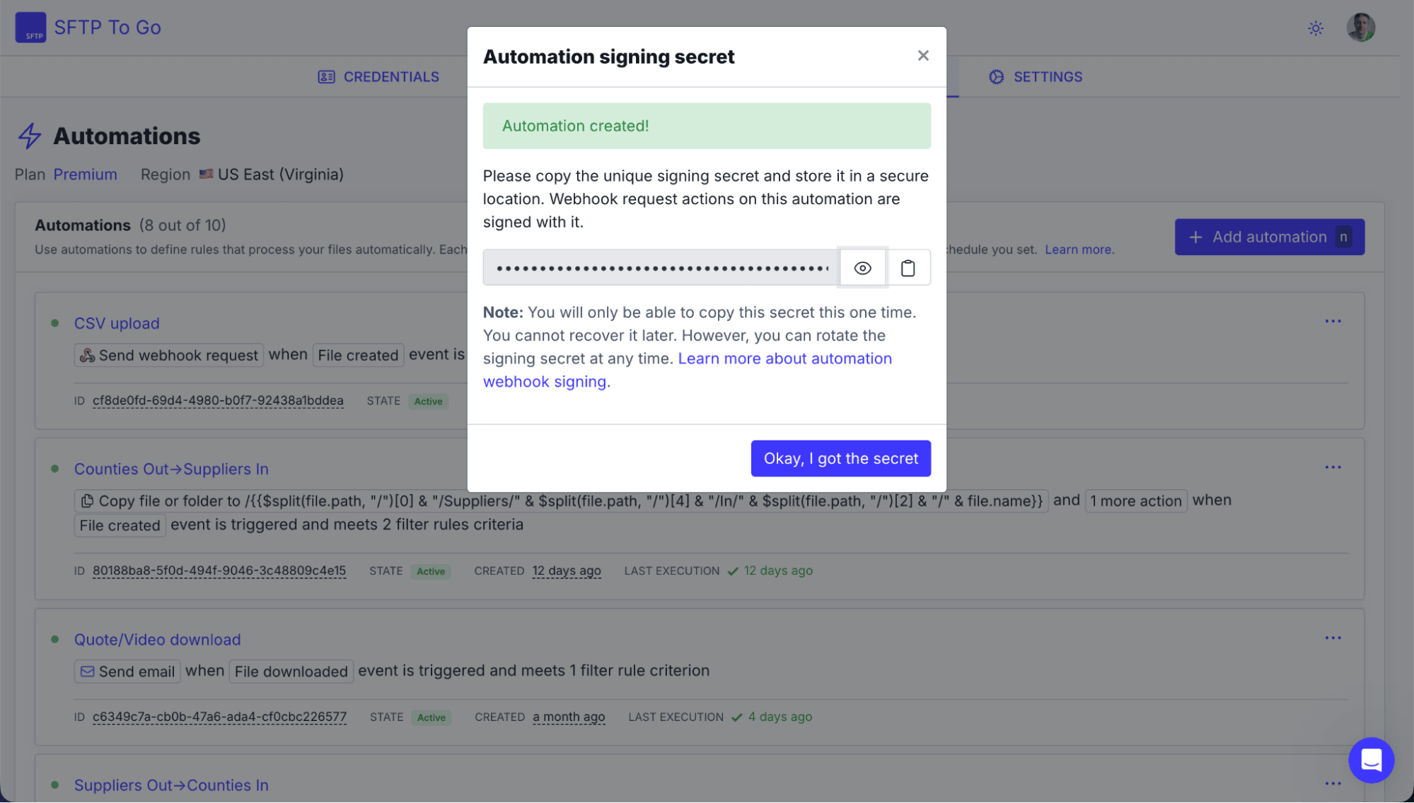 Azure Logic Apps webhook workflows