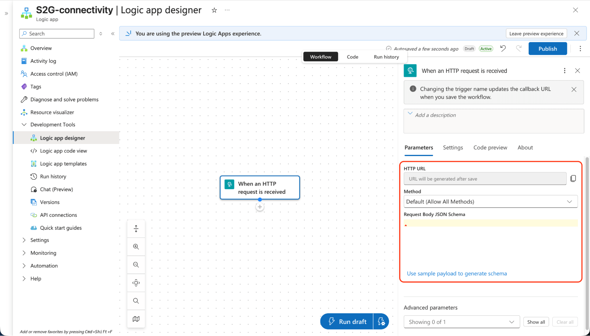 SFTP To Go webhook integration Azure Logic Apps