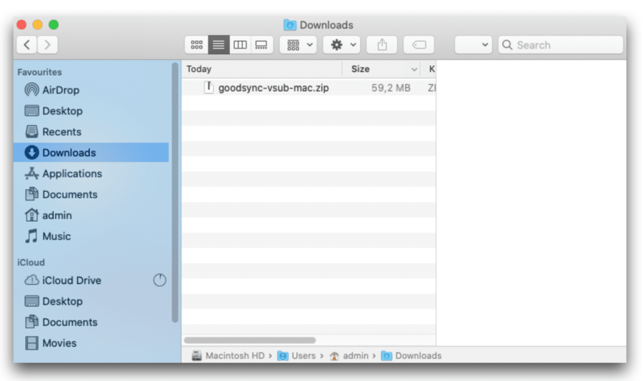sync mac to sftp storage