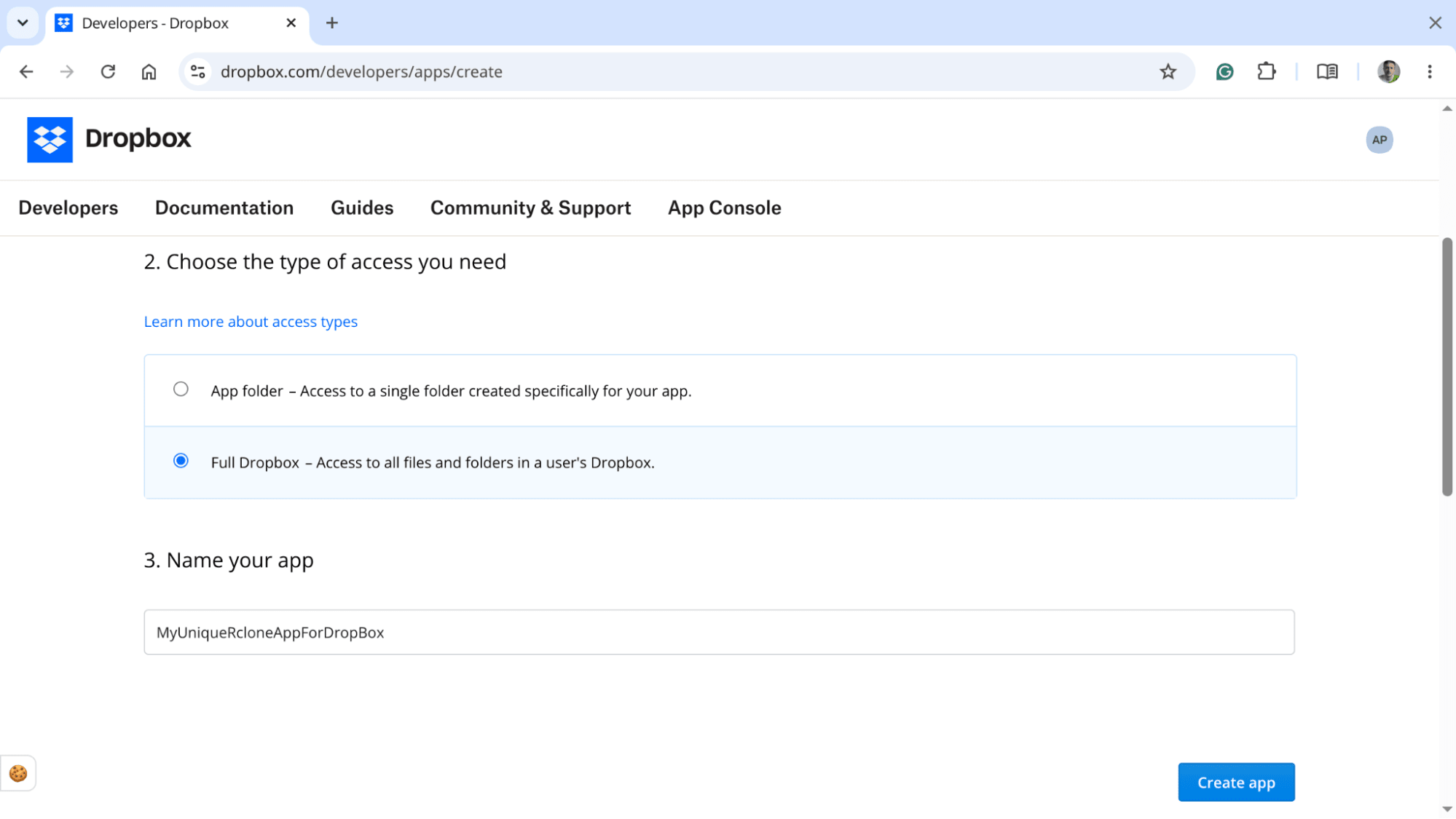 Use rclone to sync files from SFTP to Dropbox