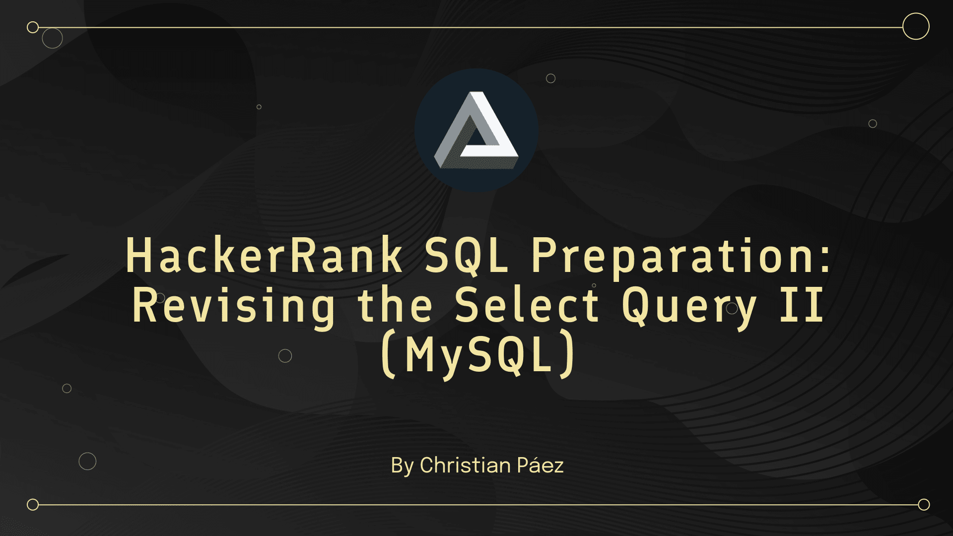 HackerRank SQL preparation; Revising the Select Query II(MySQL)