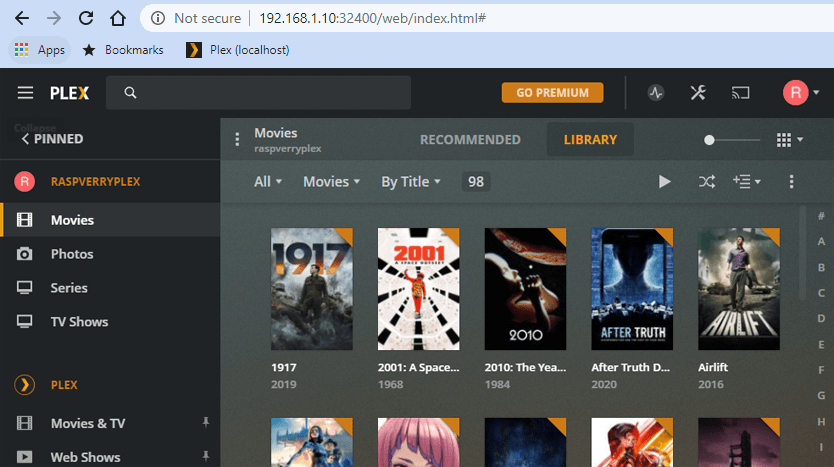 plex media player linux