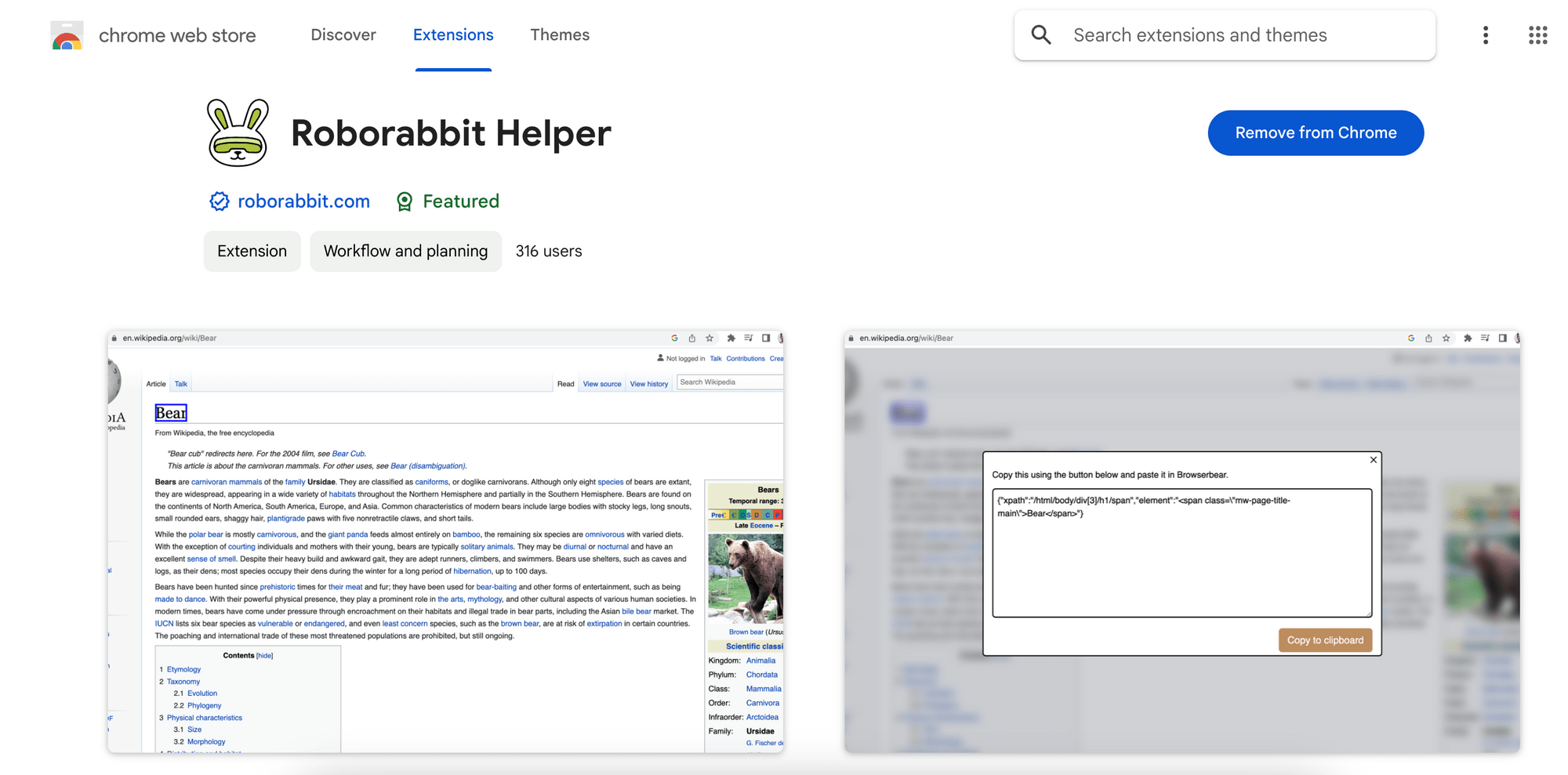 Browserbear Helper Chrome extension