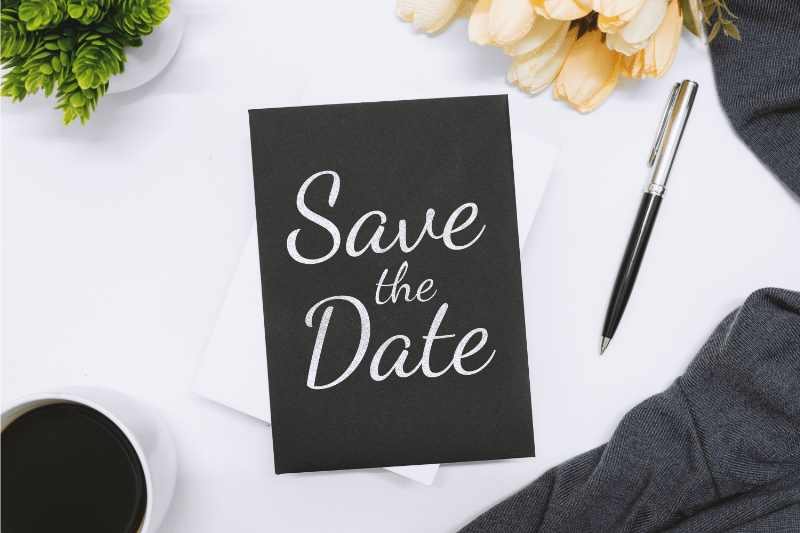 Save the Date (Hochzeit): Vorlage für Karten & WhatsApp