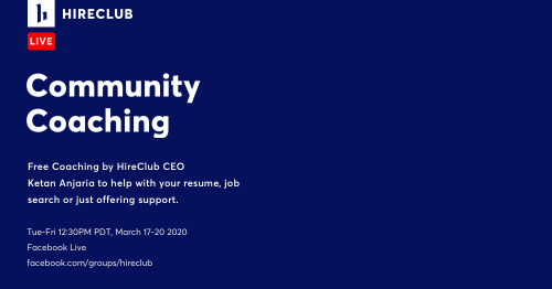 HireClub Community Coaching