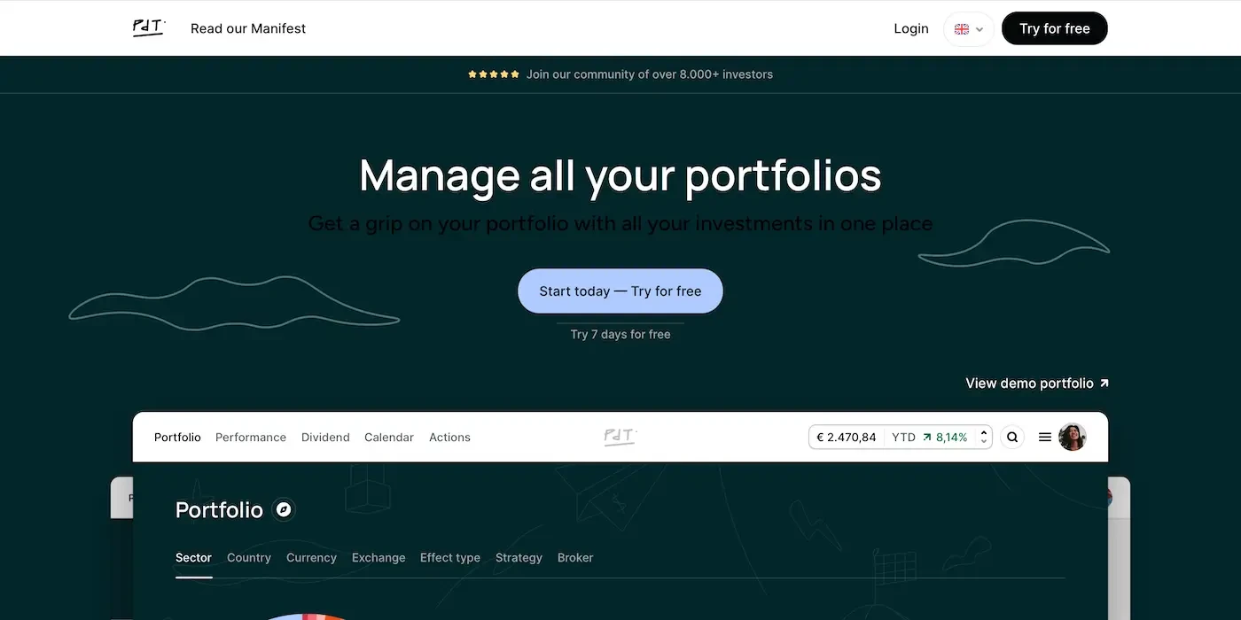Portfolio Dividend Tracker Screenshot