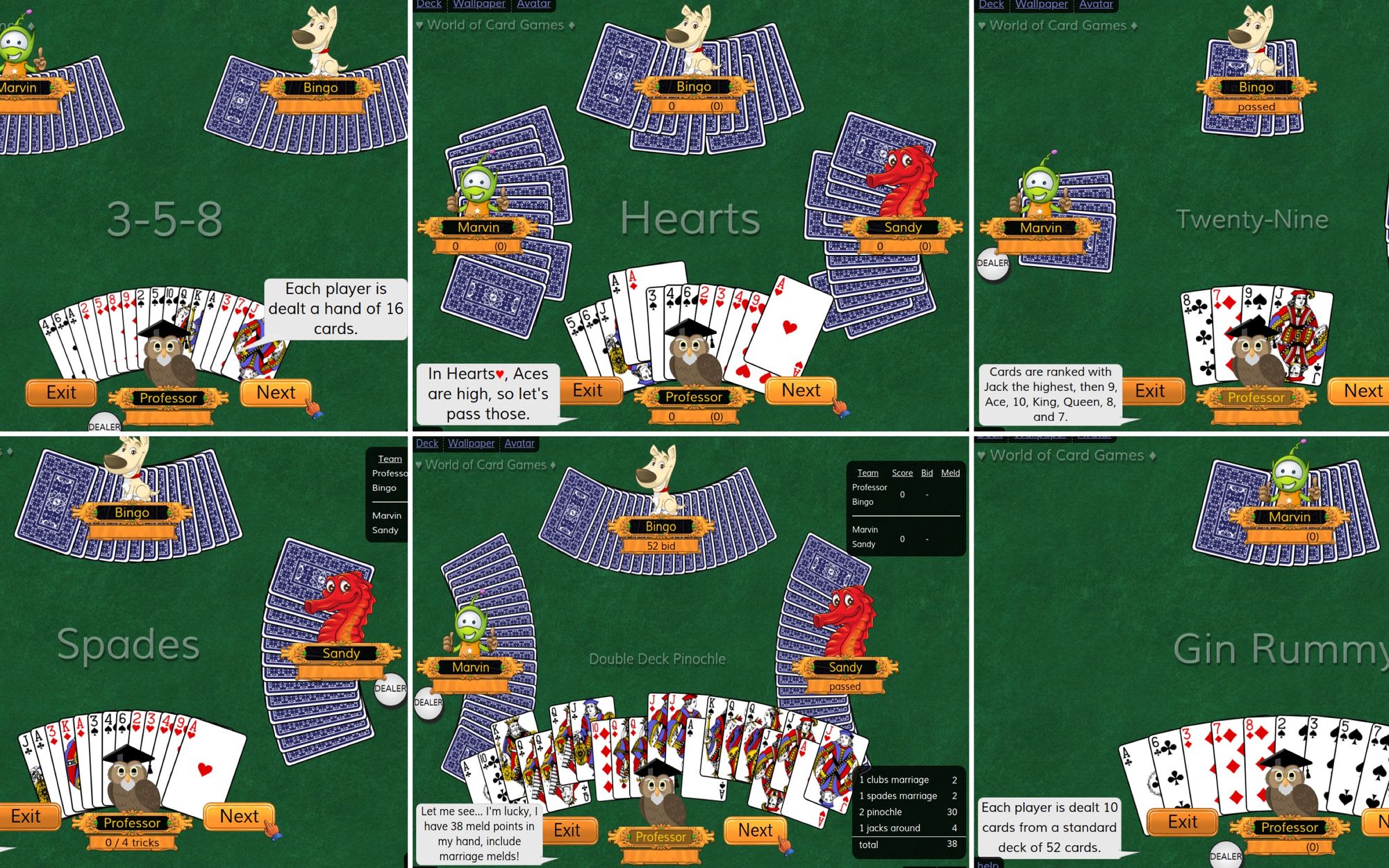 Introducing World of Card Games into the Online Solitaire family