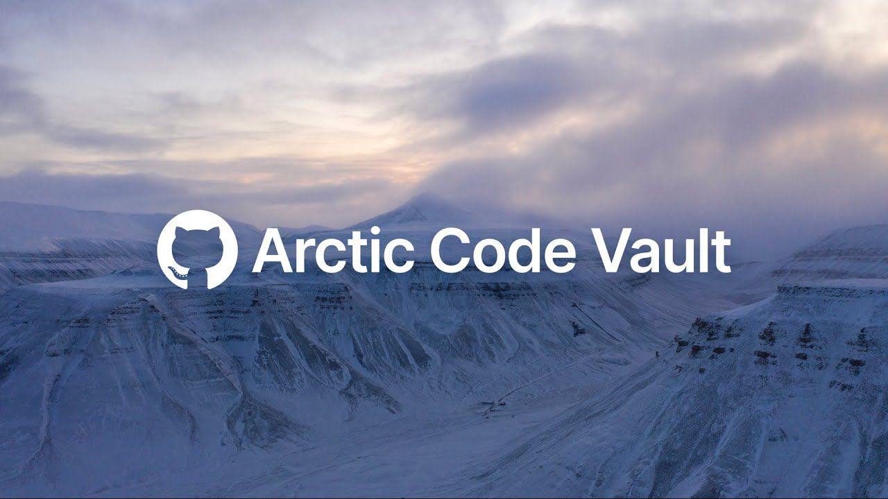 artic code vault image of the frozen mountains