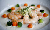 Assiette de crevettes