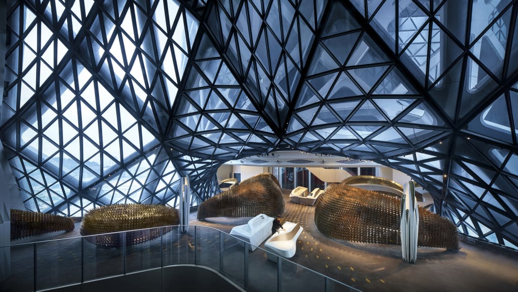 Morpheus酒店内的室内视图