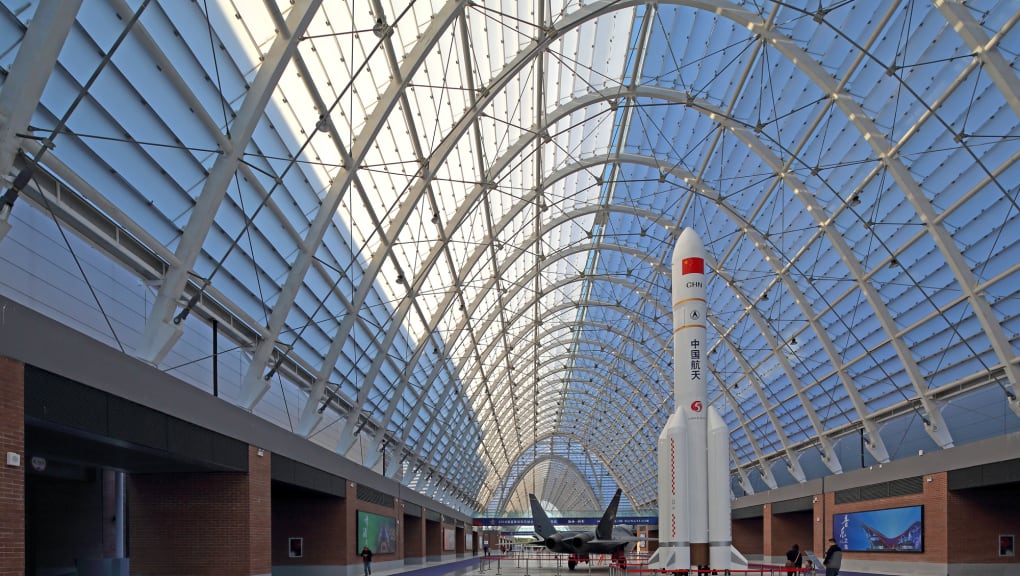 Interior view of the Qingdao world expo city