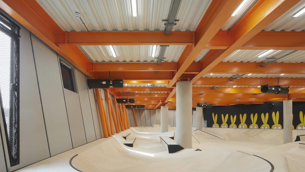 Interior view of the skatepark at Folkestone 51