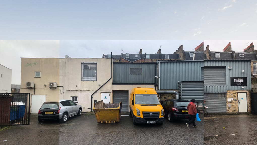 Exterior view of the Yorkton Street Workshops