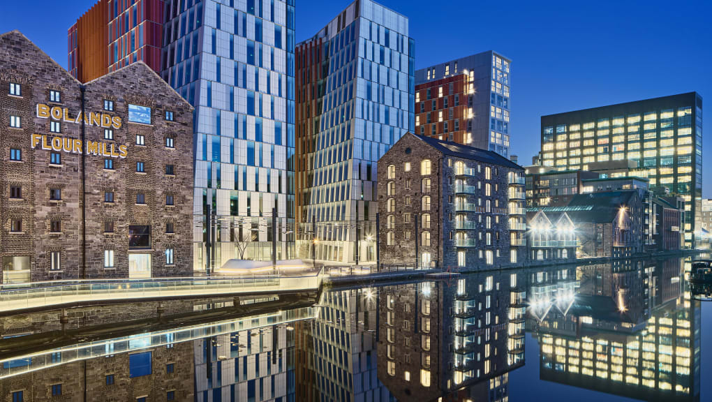 Bolands Quay night time view. Copyright: Enda Cavanagh