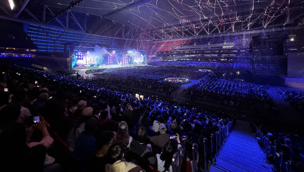 Kai Tak Stadium being used to host a musical event. Copyright: Arup, 2024.