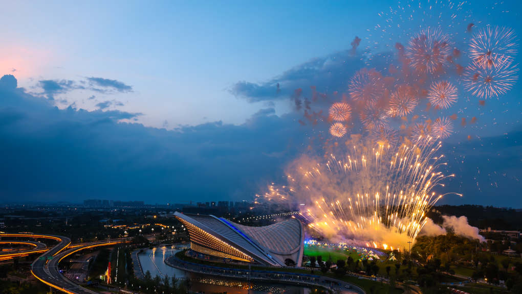 Fireworks at the theatre. Copyright: CSWADI, 2026.