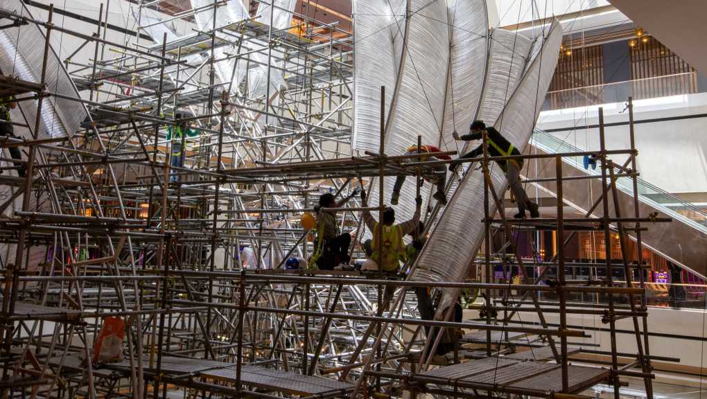During construction. Copyright: Nikolas Weinstein Studios, 2026.