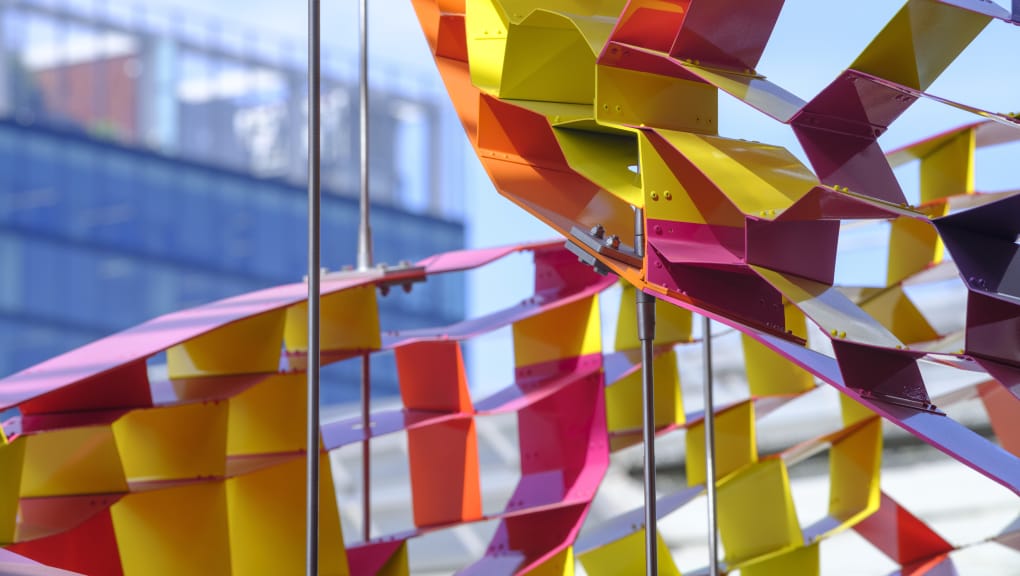 Close-up details. Copyright: Nick Turpin and Lacuna, Paddington Square, 2024.