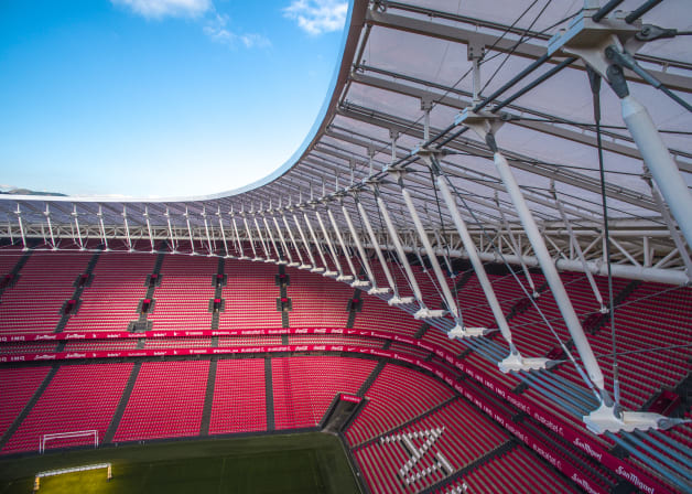 San Mames Football Stadium Cable Roof Extension