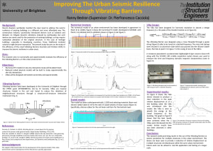 Improving urban seismic resilience through vibrating barriers