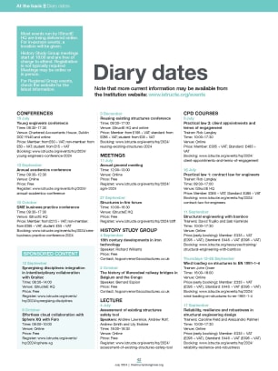 Diary dates (July 2024)