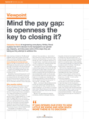 Viewpoint: Mind the pay gap: is openness the key to closing it?