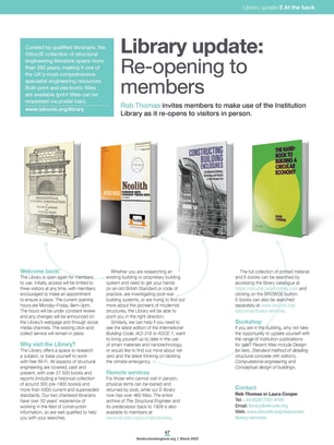 Library update: Re-opening to members