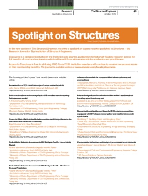 Spotlight on Structures (October 2015) (FREE TO ACCESS)