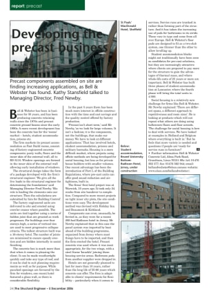 Developing the precast business