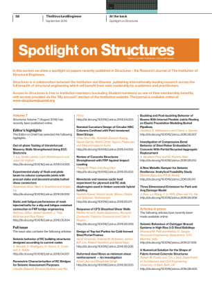 Spotlight on Structures (September 2016)