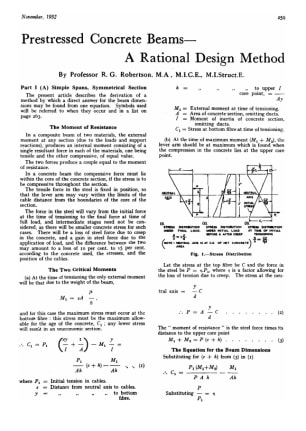 Prestressed Concrete Beams-A Rational Design Method
