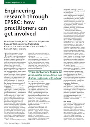 Engineering research through EPSRC: how practitioners can get involved