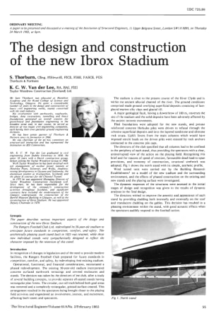 The Design and Construction of the New Ibrox Stadium