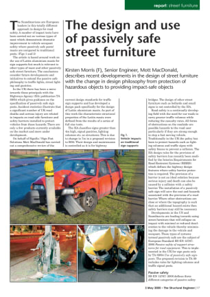 Report: The design and use of passively safe street furniture